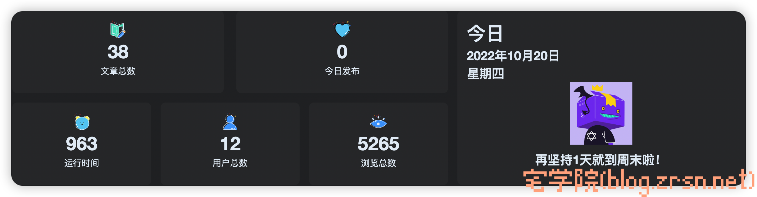 图片[2]-Zibll子比主题信息模块化小工具-阿宅博客